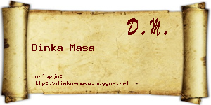 Dinka Masa névjegykártya